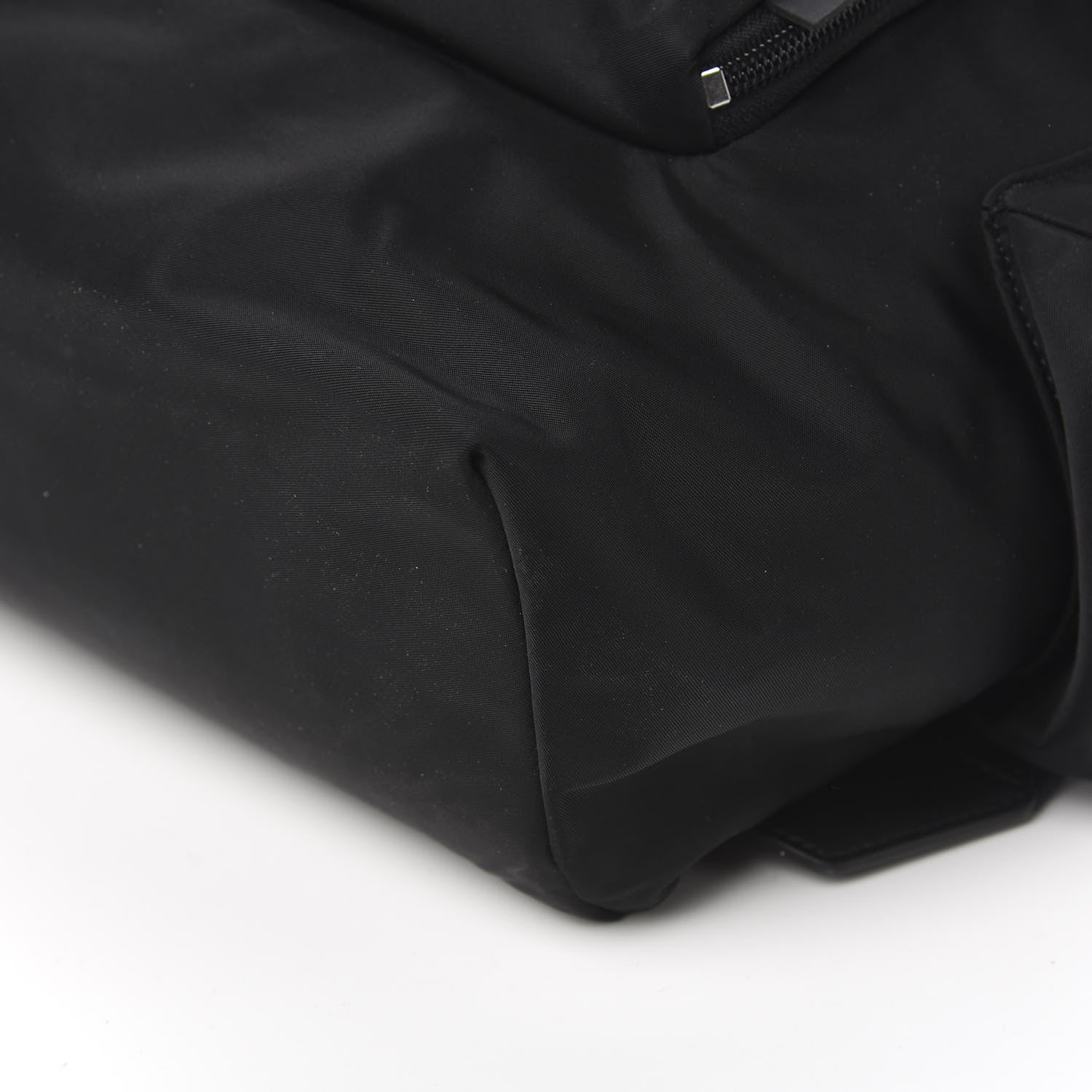 Burberry Nylon Calfskin Logo Detail Backpack Black 7 of 9