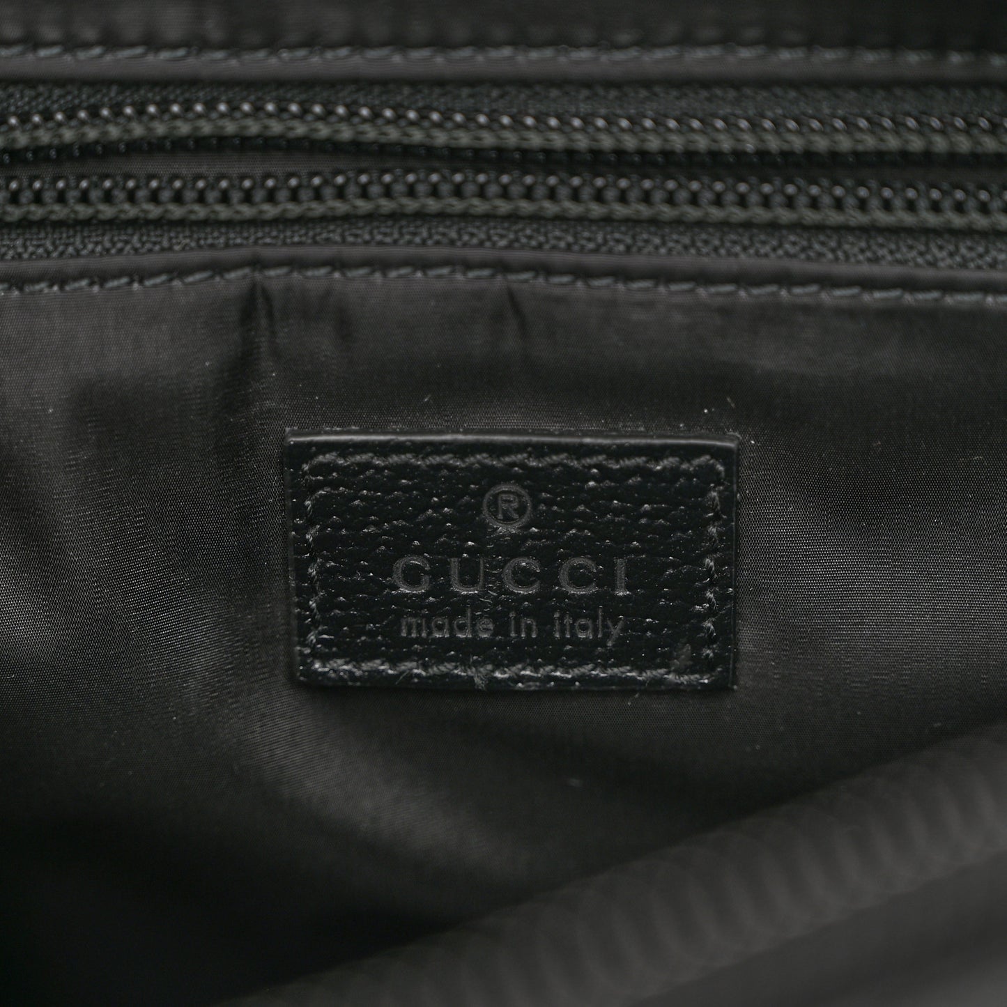 GG Crystal Messenger Bag Black