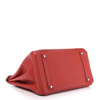 Hermes Togo Birkin 35 Vermillion 5 of 34