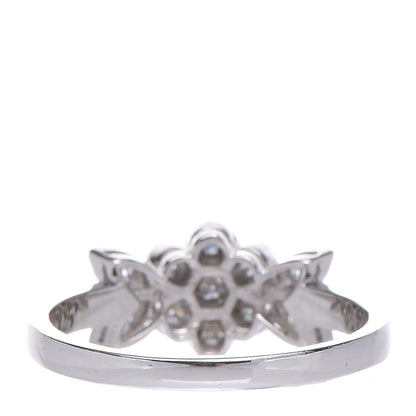 Tiffany Platinum Diamond Blossom Flower Ring 48 4.5 4 of 6