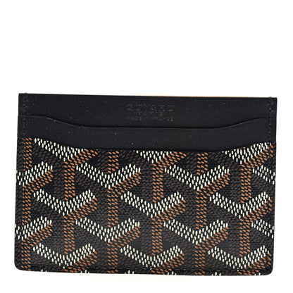 Goyard Goyardine Saint Sulpice Card Holder Black 1 of 7