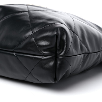 Chanel Calfskin Quilted Small Chanel 22 Black 9 of 9