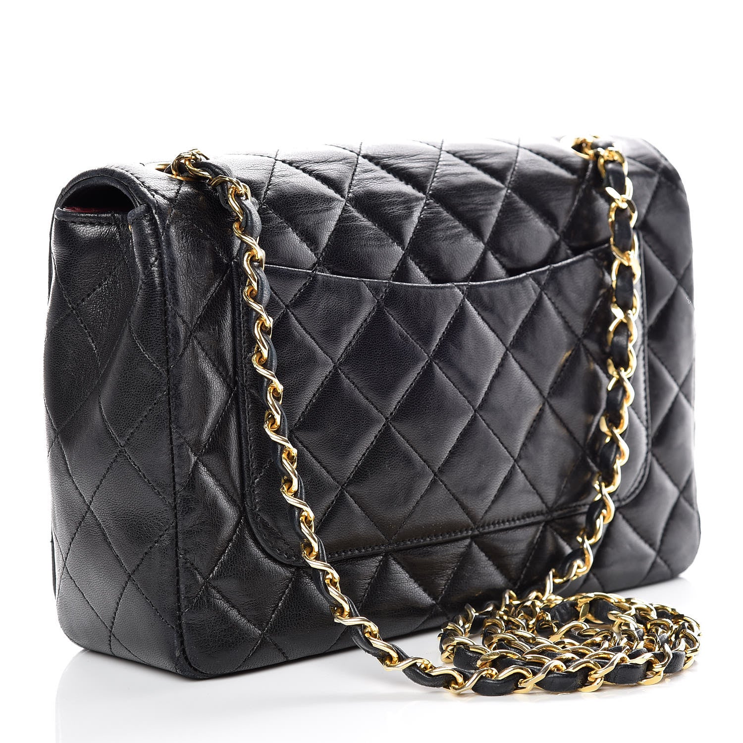 Chanel Lambskin Quilted Small Single Flap Black 3 of 15
