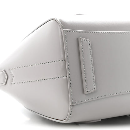 Givenchy Box Calfskin Mini Lock Antigona Shoulder Bag Medium Grey 9 of 10