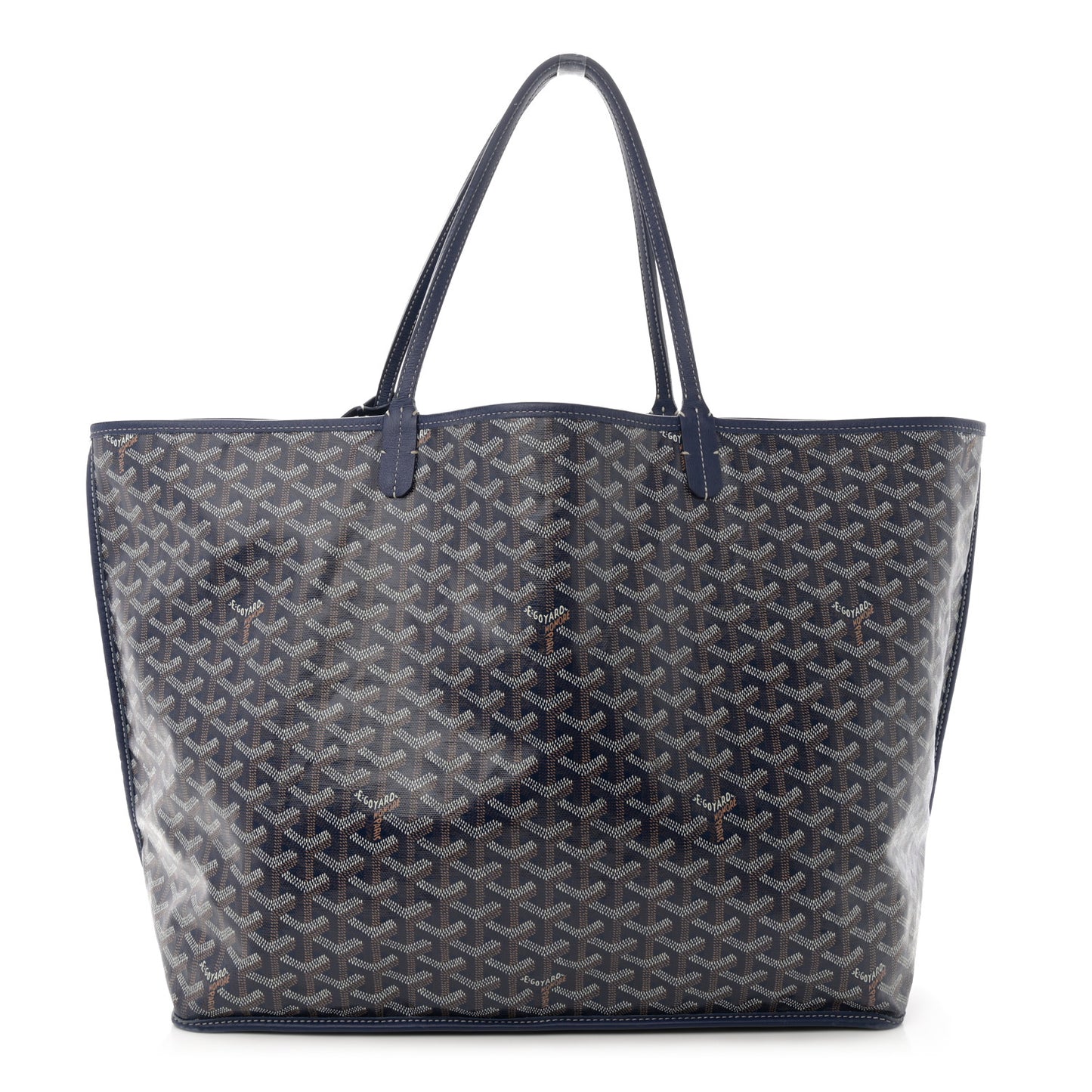 Goyardine Reversible Anjou GM Navy