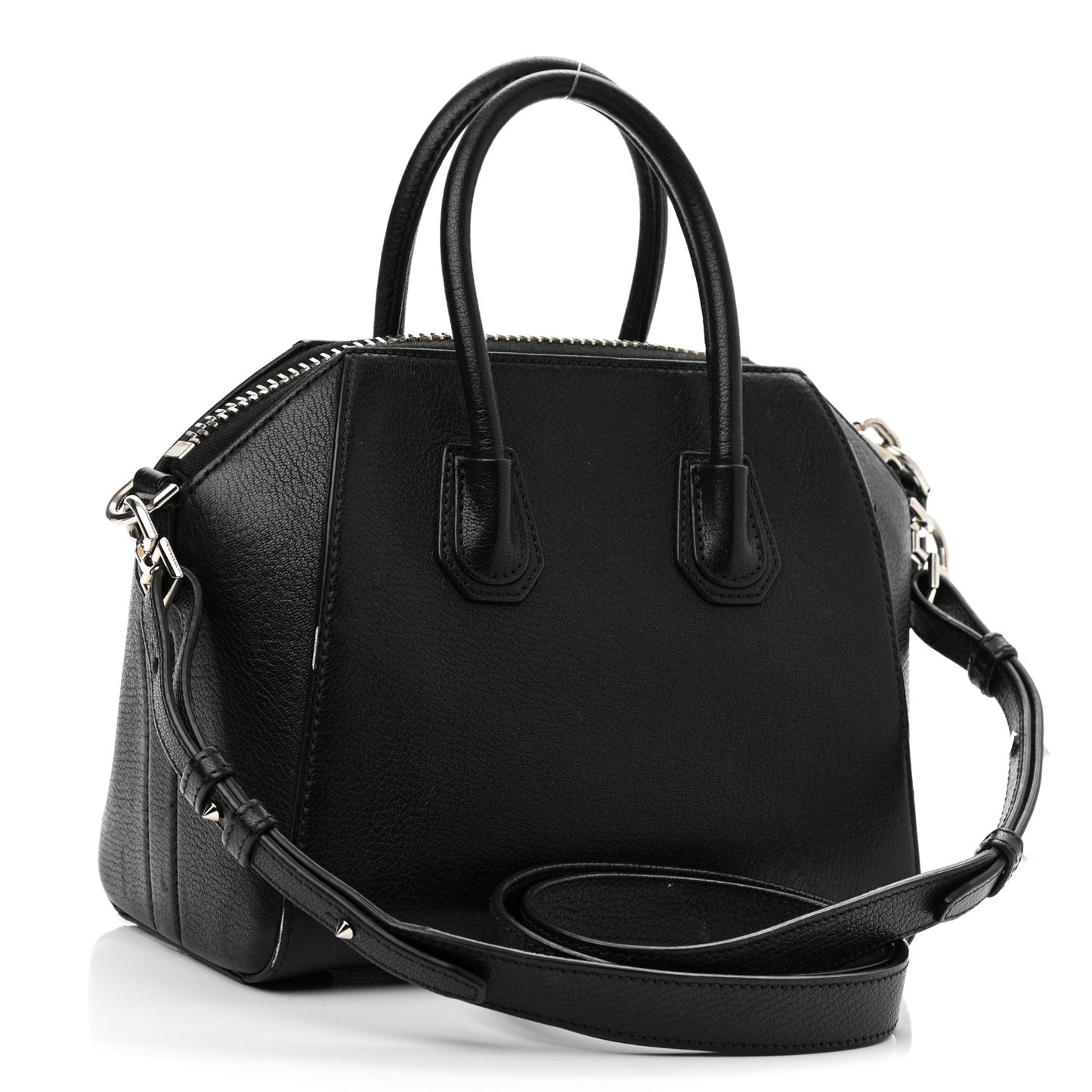 Sugar Goatskin Mini Antigona Black