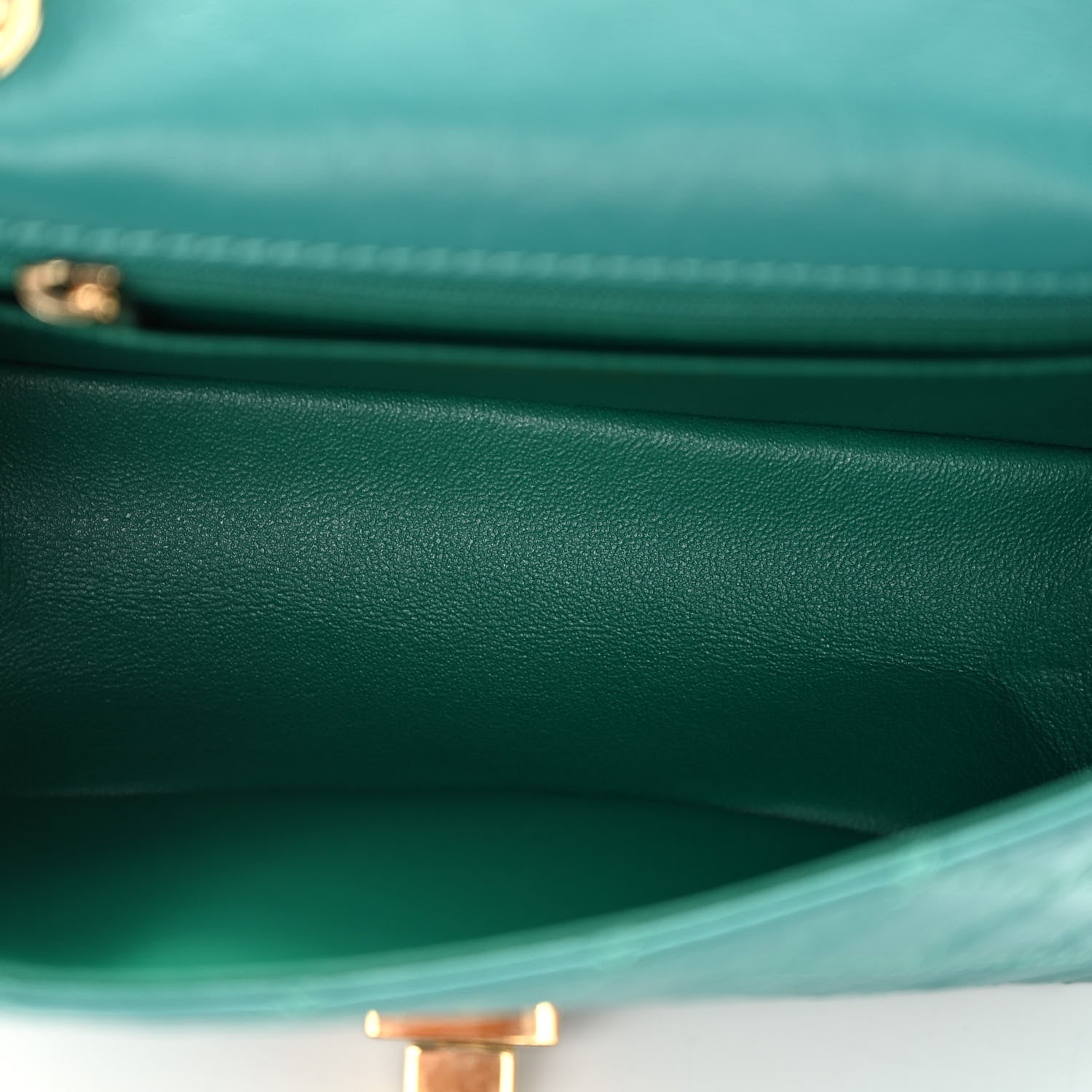 Chanel Aged Calfskin Quilted 2.55 Reissue Mini Flap Green 5 of 12