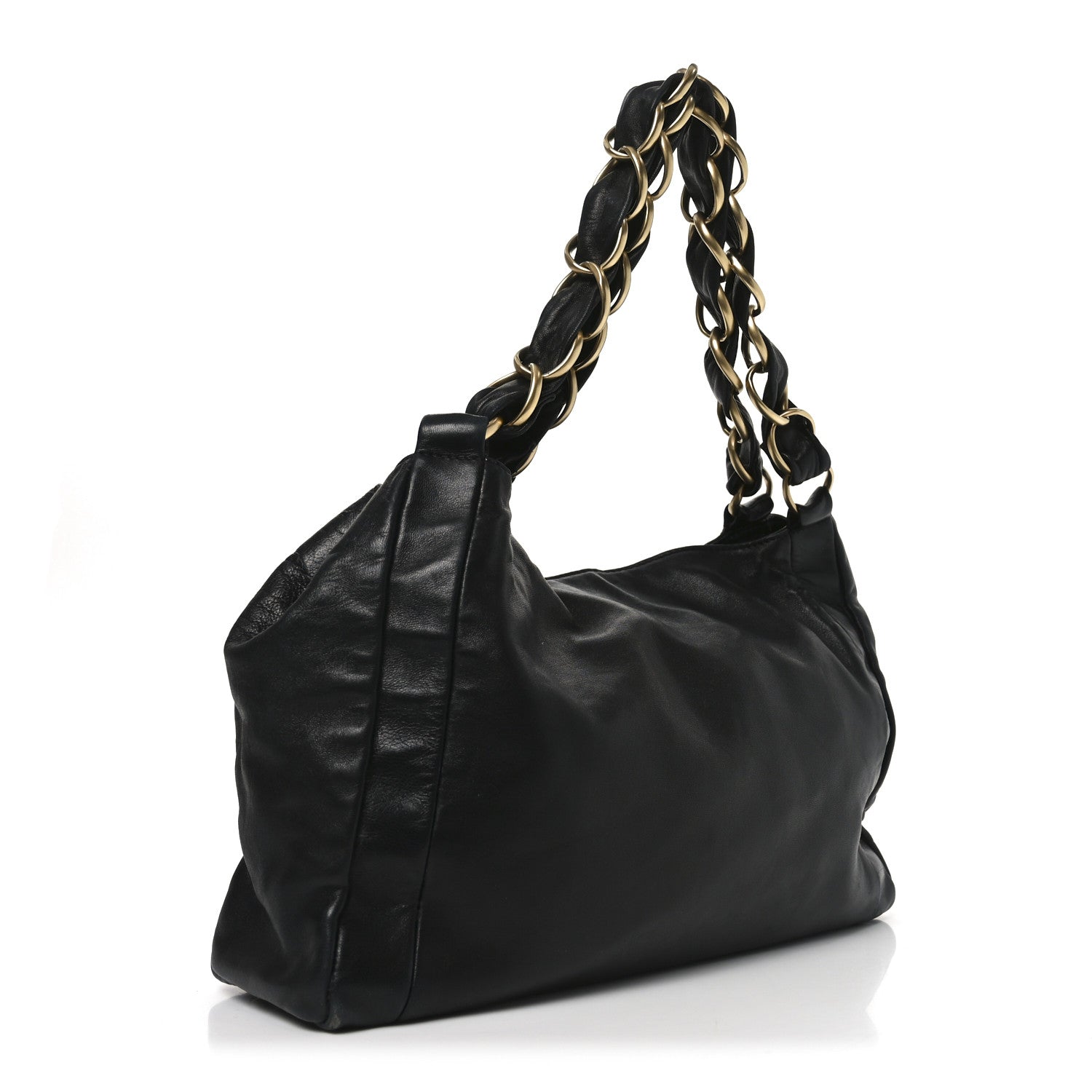 Chanel Lambskin Small Olsen Shoulder Bag Black 3 of 10