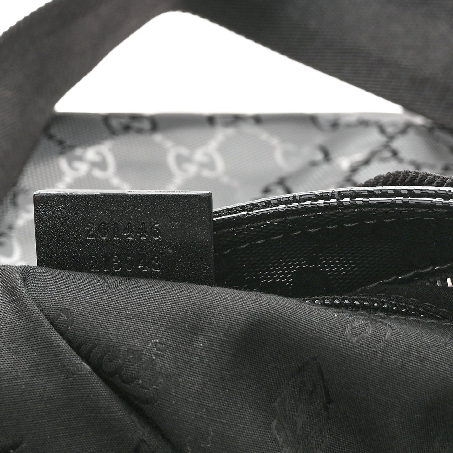 Imprime Monogram Medium Flat Messenger Bag Black
