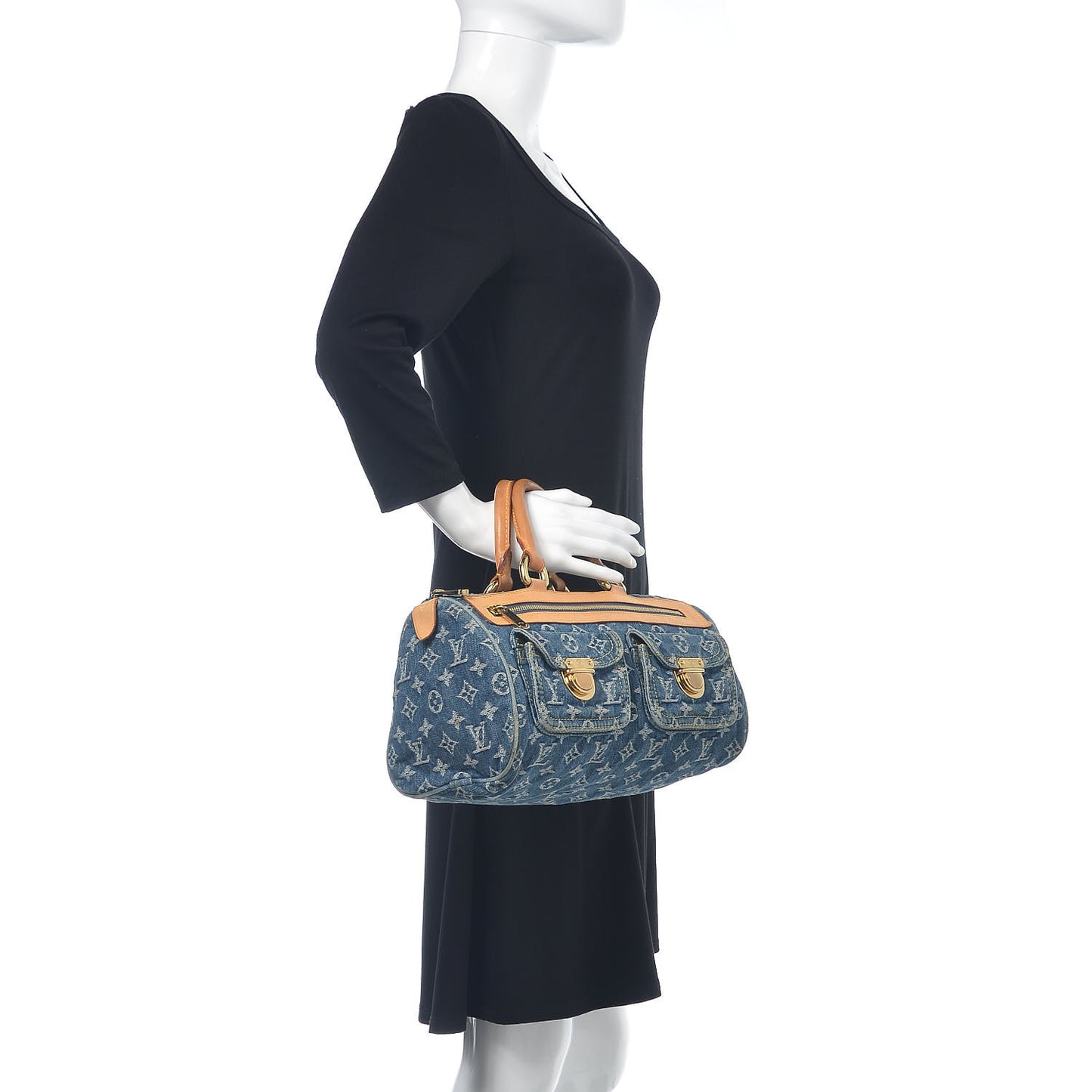 Monogram Denim Neo Speedy Blue