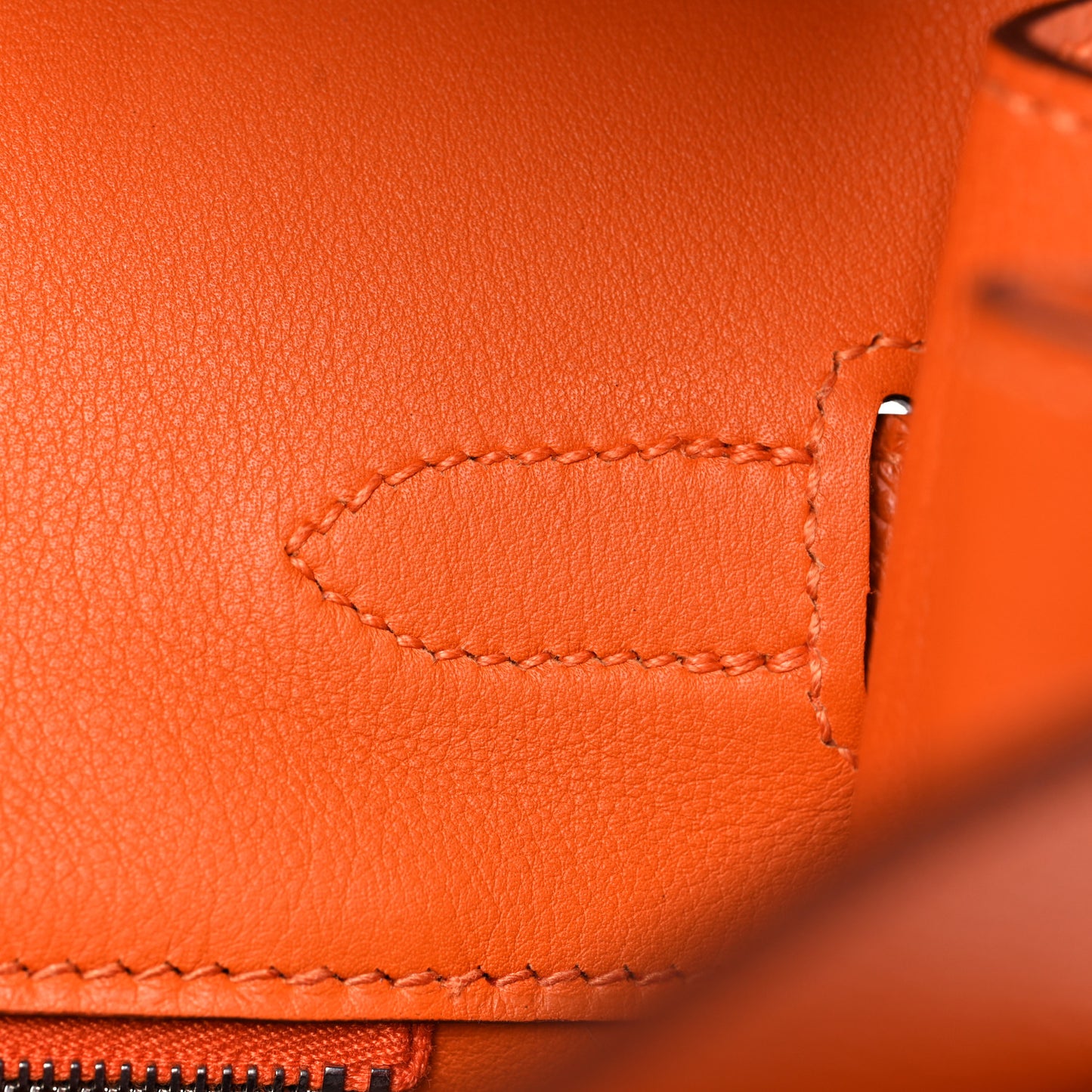 Epsom Birkin 35 Orange
