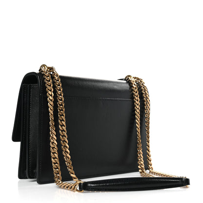 Saint Laurent Calfskin Medium Monogram Sunset Black 3 of 9