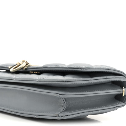 Christian Dior Lambskin Cannage Mini My Dior Top Handle Clutch Cloud Blue 10 of 11