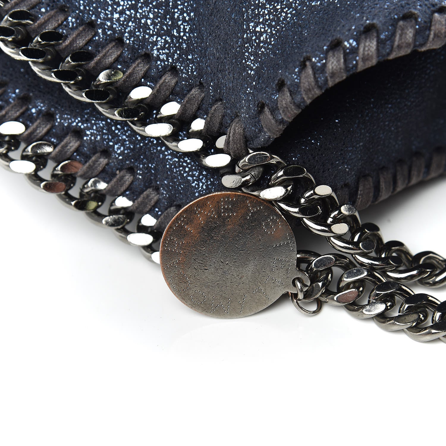 Stella McCartney Shaggy Deer Small Falabella Tote Lapis Navy 12 of 12