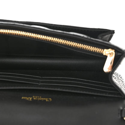 Christian Dior Lambskin Cannage Miss Dior Chain Pouch Black 5 of 11
