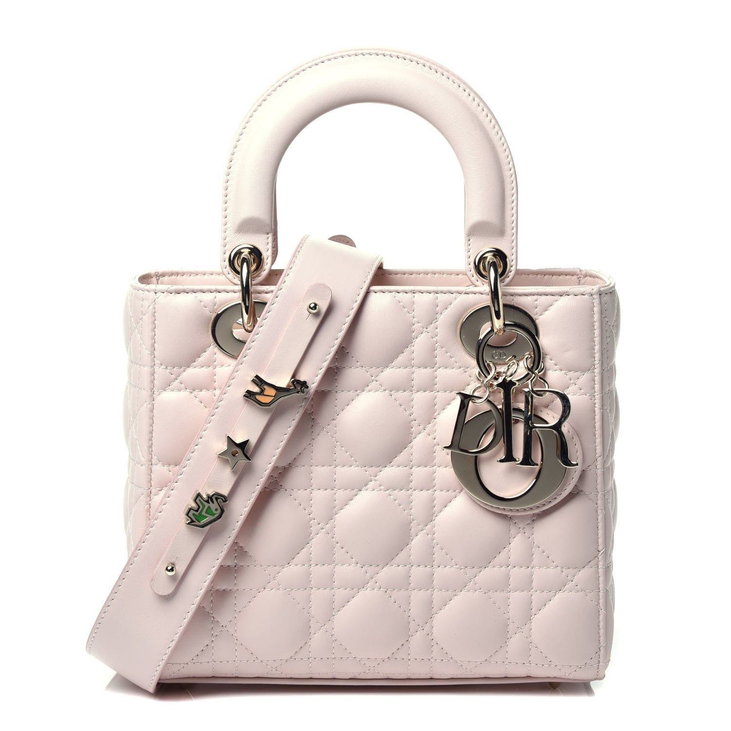 Christian Dior Lambskin Cannage Small My ABCDior Lady Dior Blush Pink 1 of 10