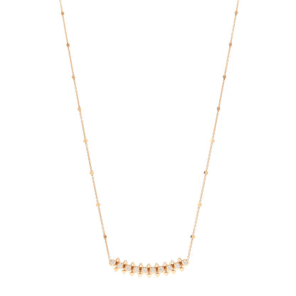 Cartier 18K Pink Gold Diamond Clash de Cartier Necklace 1 of 5