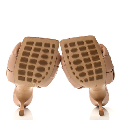 Bottega Veneta Nappa Maxi Intrecciato Lido Mule Sandals 37.5 Cipria 5 of 8