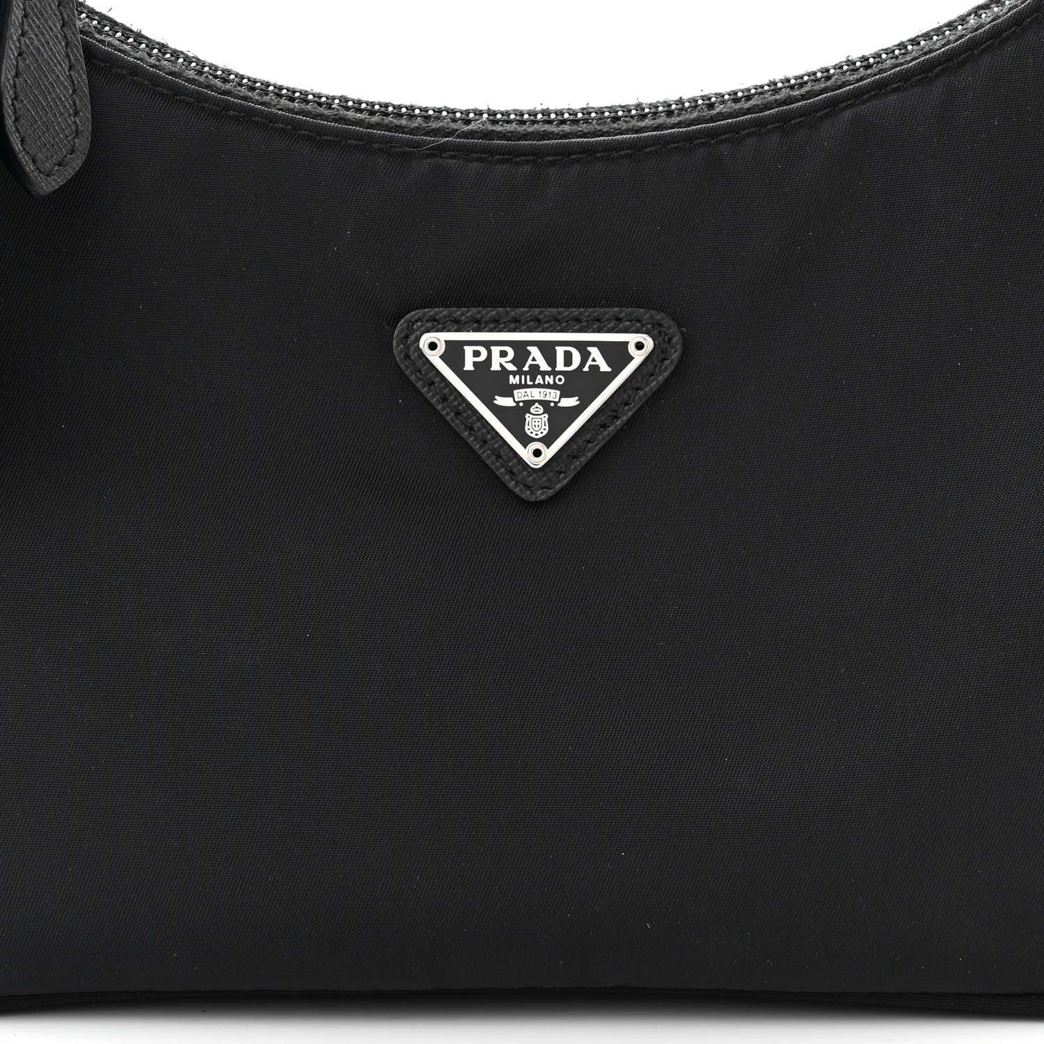 Prada Tessuto Nylon Mini Re-Edition 2000 Bag Black 9 of 12