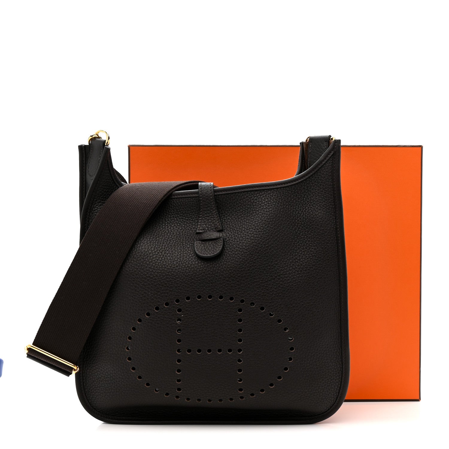 Hermes Taurillon Clemence EVELYNE III PM Ebene 11 of 11