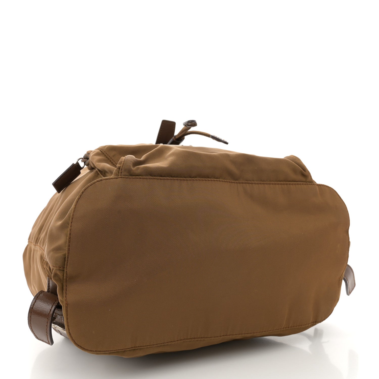 Prada Nylon Vela Medium Cinch Backpack Sughero 4 of 12