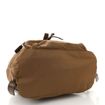 Prada Nylon Vela Medium Cinch Backpack Sughero 4 of 12