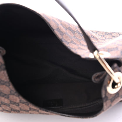 Gucci Denim Monogram Hobo Brown 4 of 4