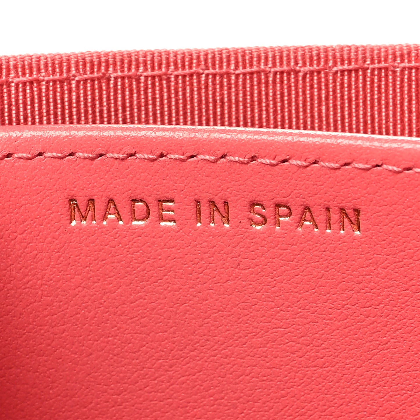 Caviar Quilted Flap Card Holder Wallet Pink