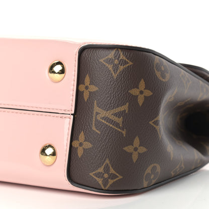 Louis Vuitton Patent Calfskin Monogram Cherrywood PM Rose Ballerine 9 of 10