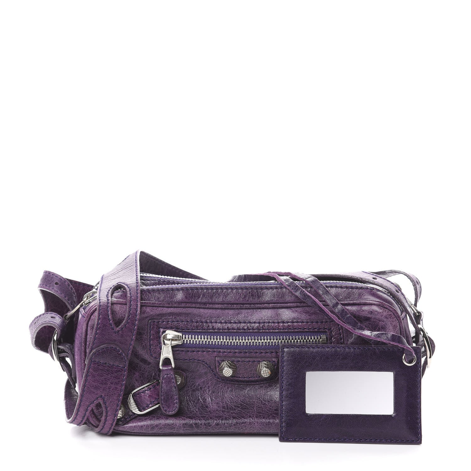 Balenciaga Agneau Giant 12 Silver Hardware Chic Bag Sapphire 1 of 8