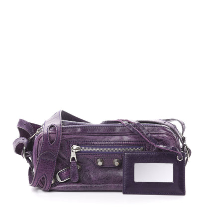 Balenciaga Agneau Giant 12 Silver Hardware Chic Bag Sapphire 1 of 8