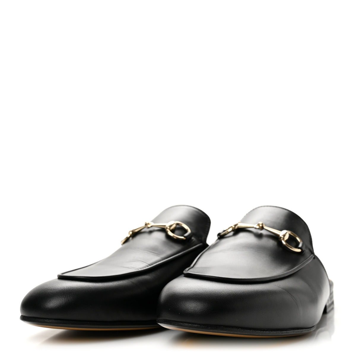 Calfskin Womens Princetown Slippers 39 Black