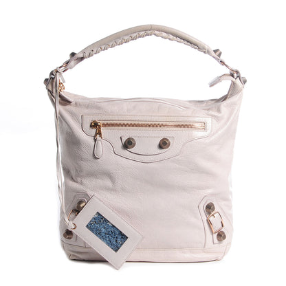 Balenciaga Agneau Giant 21 Rose Gold Hardware Day Hobo Nacre 7 of 12
