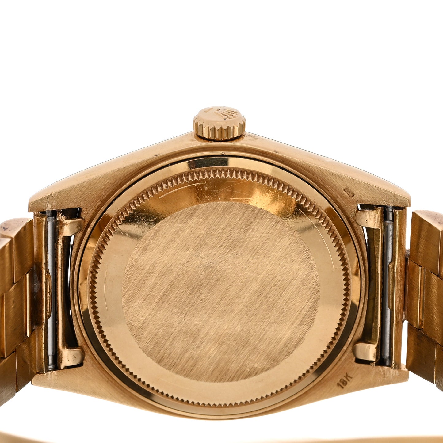 18K Yellow Gold 36mm Oyster Perpetual Datejust Watch Silver 1601