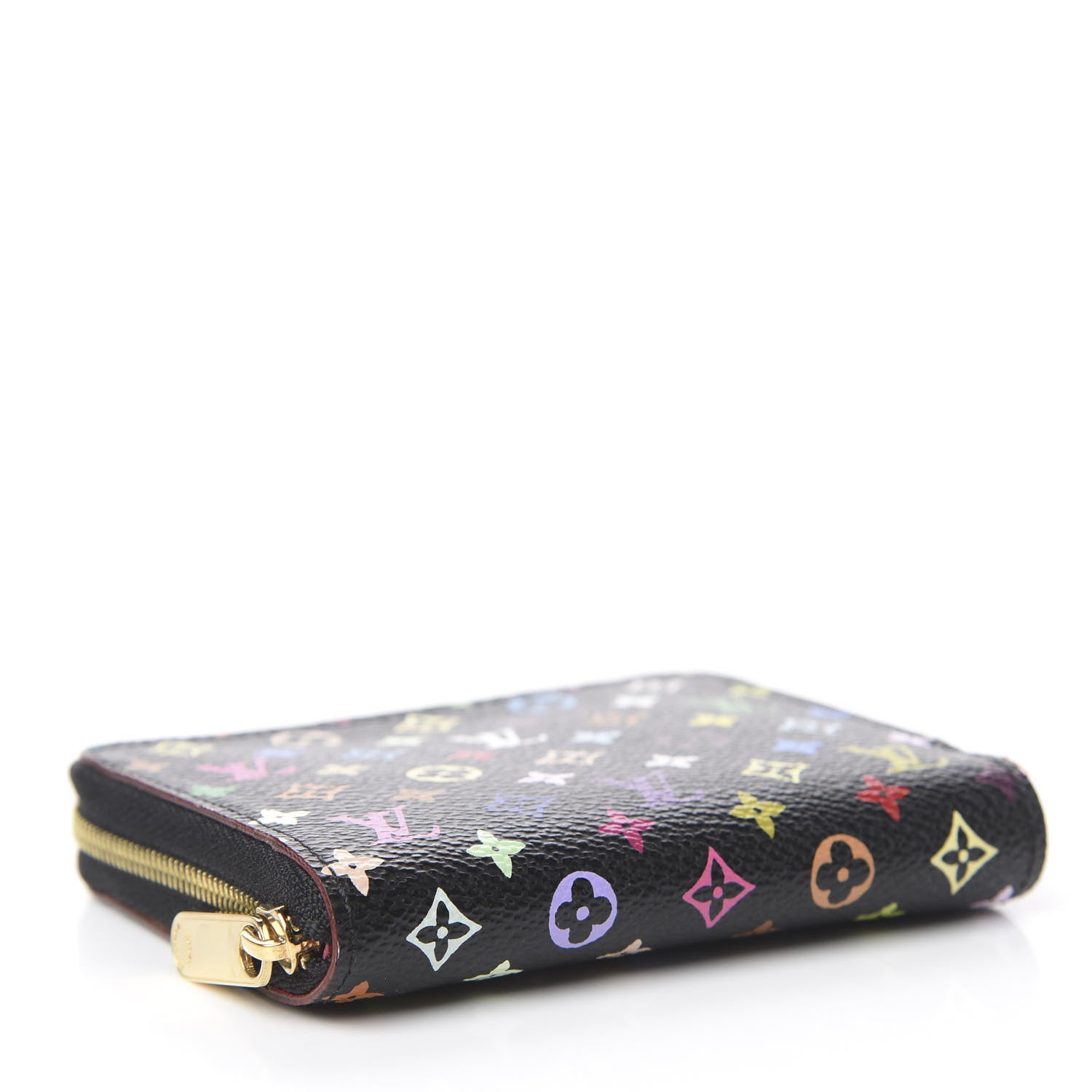 Louis Vuitton Monogram Multicolor Zippy Coin Purse Black Grenade 4 of 6