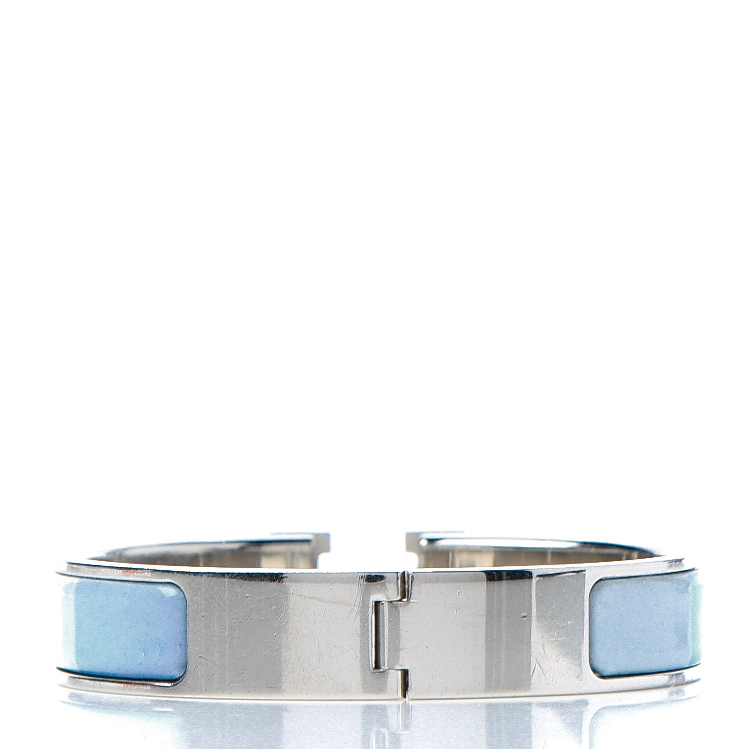 Hermes Enamel Narrow Clic Clac H Rainbow Bracelet PM Rainbow Bleu 3 of 7