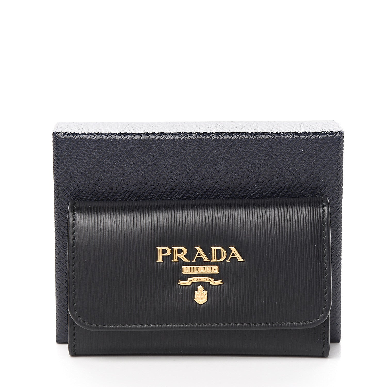 Prada Vitello Move 6 Key Holder Black 6 of 6