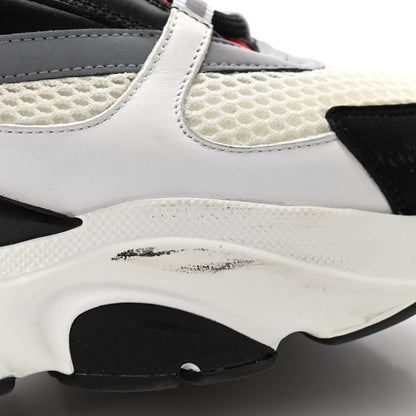Christian Dior Technical Mesh Calfskin Mens B22 Sneakers 41 Black White Red 11 of 13