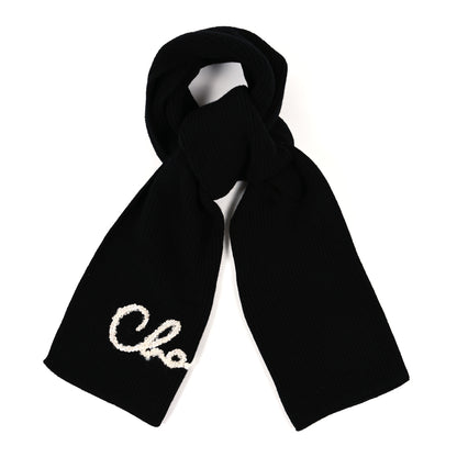 Chanel Cashmere CC Stole Black 1 of 3