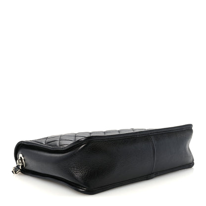 Chanel Aged Calfskin Quilted Large Working Vibe Camera Case Black 4 of 10