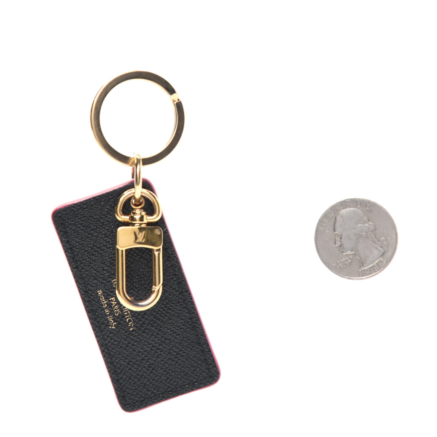 Calfskin World Tour BB Bag Charm Key Holder