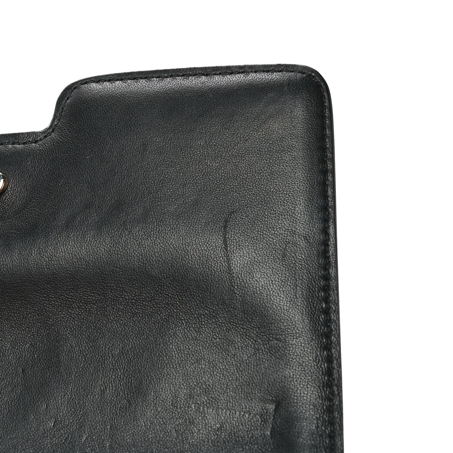 Calfskin Monogram Embossed Small TB Chain Bag Black