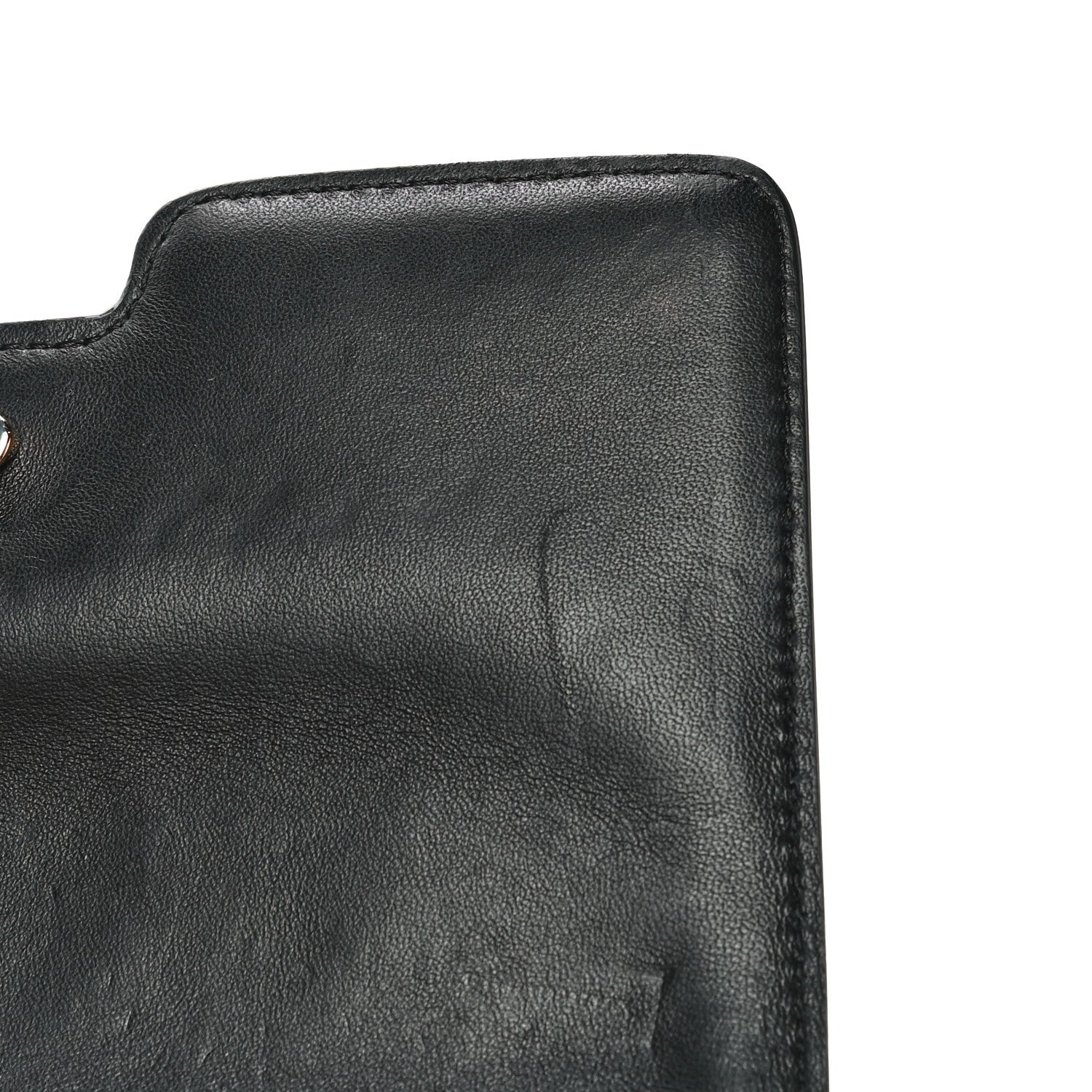 Burberry Calfskin Monogram Embossed Small TB Chain Bag Black 9 of 13