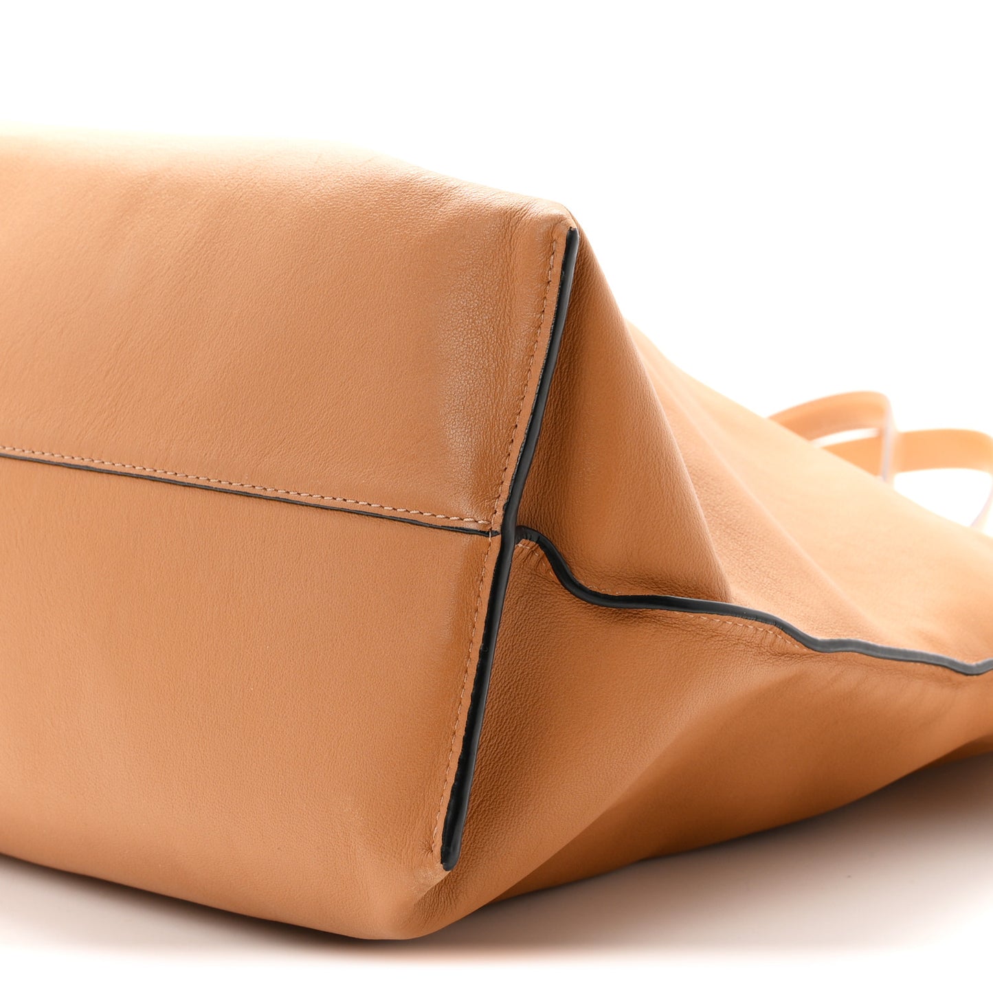Calfskin Flamenco Knot XL Shoulder Bag Warm Desert
