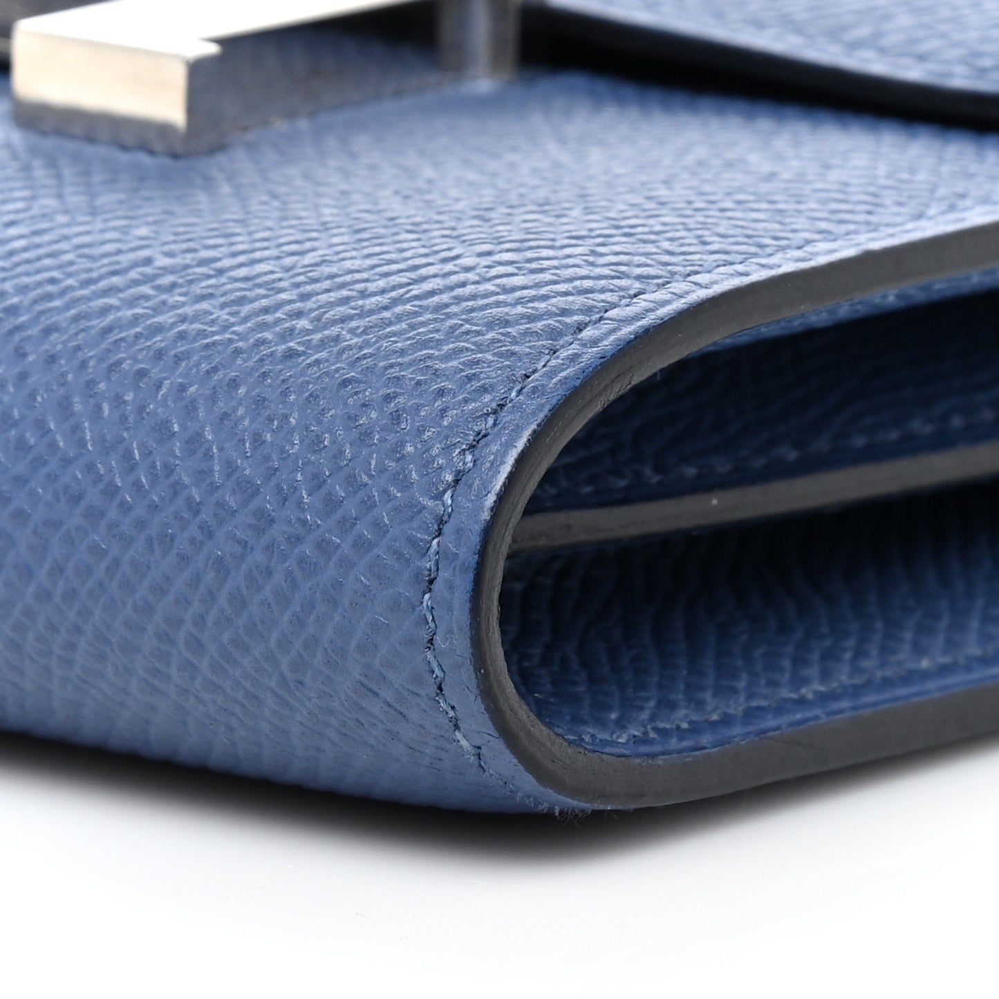 Epsom Verso Constance Short Wallet Bleu Brighton Rouge Pivoine
