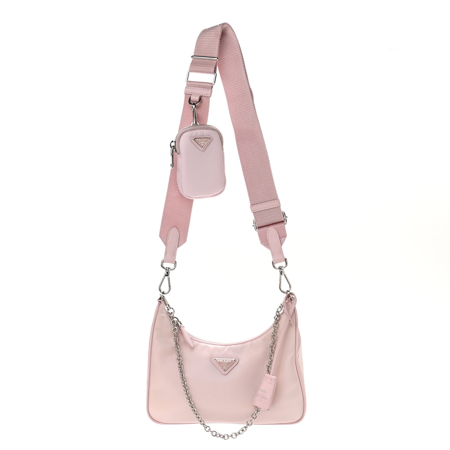 Nylon Re-Edition 2005 Shoulder Bag Alabastro