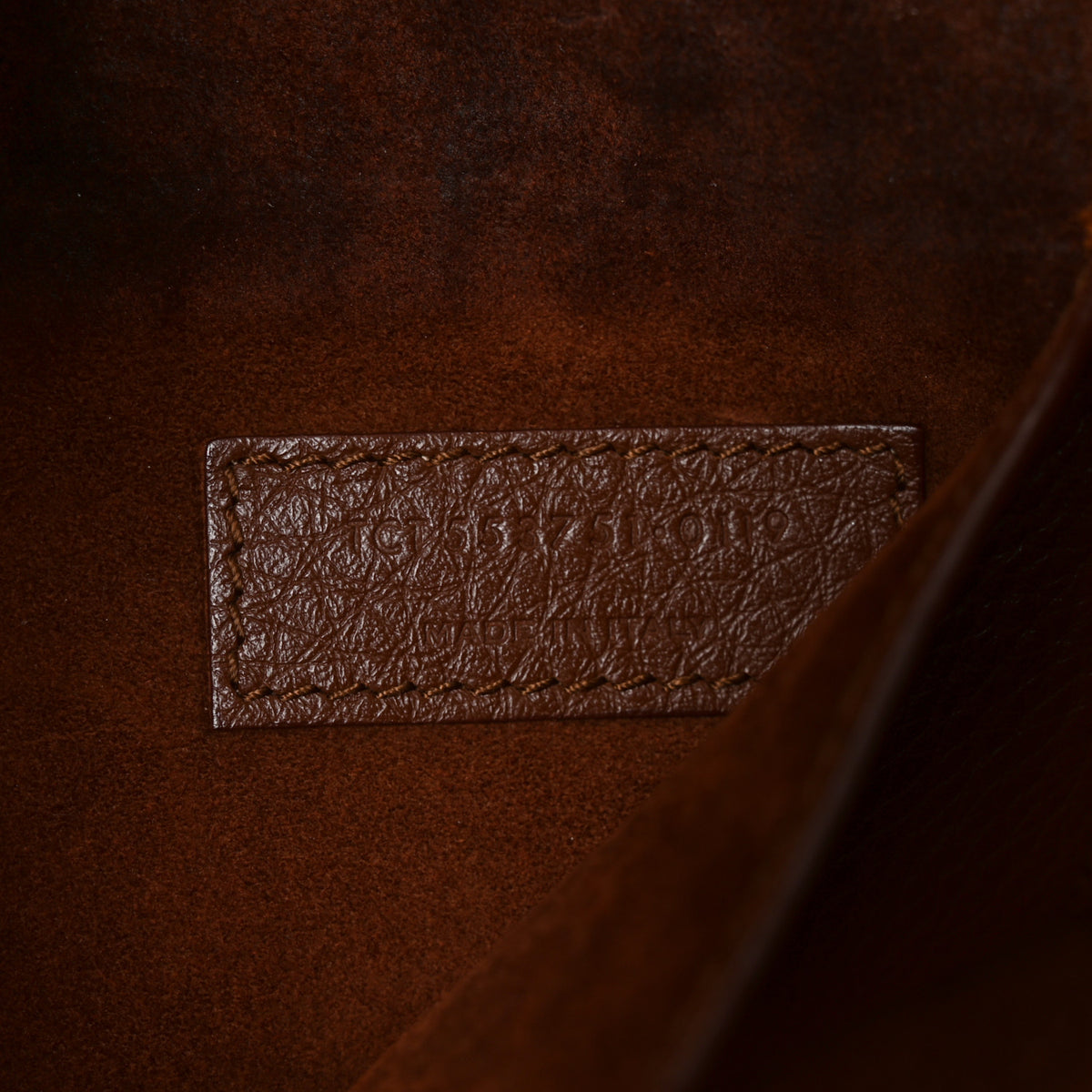 Grained Calfskin Patti Tote Brown
