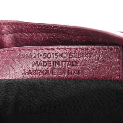 Balenciaga Agneau Classic Silver Hardware S City Violet Prune 7 of 10