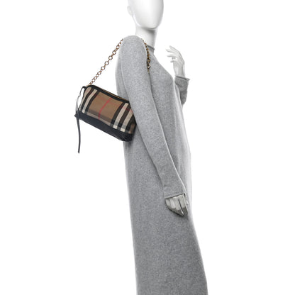 Burberry Derby House Check Abingdon Convertible Clutch Black 2 of 11