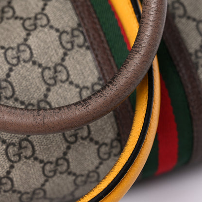 Gucci GG Supreme Monogram Web Neo Vintage Tote Beige New Acero Crop 30 of 33